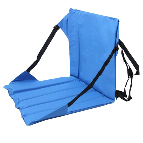 Nixiara Stadionstuhl, Stufenstühle mit Rücken | Stufenkissen - Outdoor Faltbares Kissen für Baseball Fußballspiele Camping Konzerte Camping Reisen Picknickboot von Nixiara