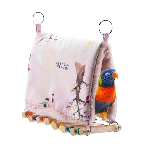 Papageienhängematte warm - Vogelschlafennest, weiches Hangbett | Umfangreiches Gebrauch gemütliches Winterhaus für Eichhörnchen, Cockatiel, Finch, Sittich, ruhendes Hideaway -Unterkunft, komfortable I Papageienhängematte warm - Vogelschlafennest, weiches Hangbett | Umfangreiches Gebrauch gemütliches Winterhaus für Eichhörnchen, Cockatiel, Finch, Sittich, ruhendes Hideaway -Unterkunft, komfortable I von Nixiara
