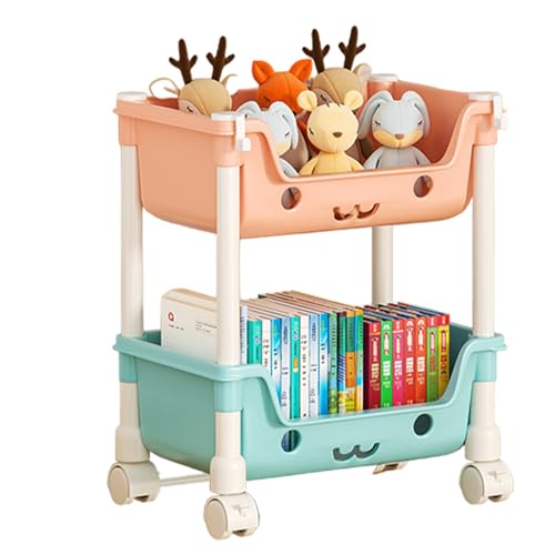 Spielzeug-Organizer für Kinder - Organisation des Spielzimmers und Stauraums, Aufbewahrung von Spielzeug und Büchern für Kinder | Mehrstufige Kinderkopplung Mit Rädern, Spielzeug-Organizer für Kinder - Organisation des Spielzimmers und Stauraums, Aufbewahrung von Spielzeug und Büchern für Kinder | Mehrstufige Kinderkopplung Mit Rädern, von Nixiara
