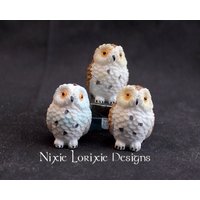 Feengarten Oder Terrium Mini Eule von NixieLorixieDesigns