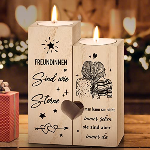 Geschenke für Freundin, Beste Freundin Geschenk, Kerzenständer Freundin Geschenk, Geschenk Beste Freundin Geburtstag, Freundinnen Geschenk, Geburtstagsgeschenk für Freundin, Freundinnen Geschenkideen von Niyewsor