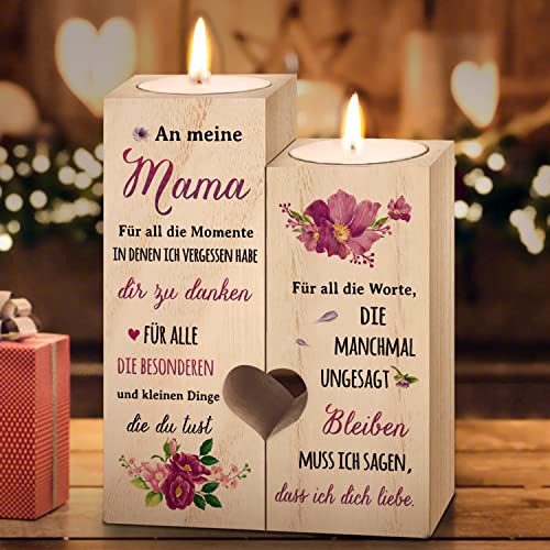 Geschenke für Mama, Mama Geschenk, Kerzenständer Geburtstagsgeschenk für Mama, Personalisierte Beste Mama Geschenk, Geschenk Mama Geburtstag, Muttertagsgeschenk für Mama von Niyewsor