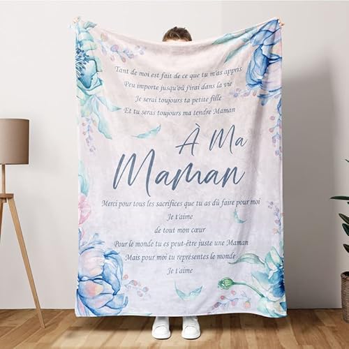 Niyewsor Geschenk zum Geburtstag der Mutter, Flanelldecke, Geschenk für Mama, Mama, Geschenkidee zum Muttertag und zu Weihnachten für Mama von Niyewsor