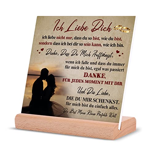 Niyewsor Geschenke für Frauen/Männer, Hochzeitstag Geschenke für Brautpaar Paare, Jahrestag Geschenk für Ihn Sie, Partner Geschenke, Geburtstagsgeschenk, Ich Liebe Dich von Niyewsor