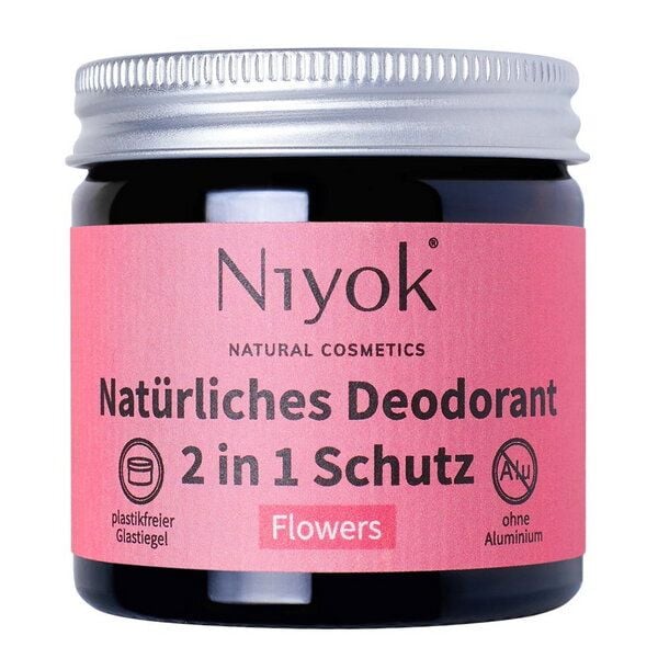 Niyoks Naturkosmetik Niyok 2 in 1 Deodorant antitranspirant in 7 Duftrichtungen von Niyoks Naturkosmetik