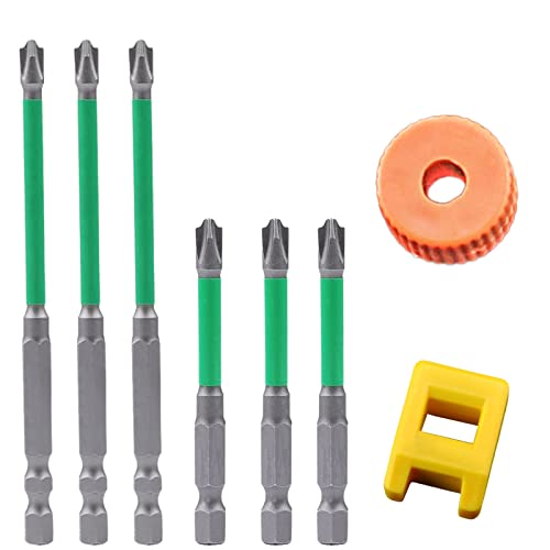 3 Stück Starke Schraubendreher Bit: Nizirioo Hohe Härte und Rutschfest Schraubendreher-Bit, Schraubendreher-Bit-Set mit Schraubendreher-Magnetisierer und Magnetisierring für Elektriker Bit Set Lang 3 Stück Starke Schraubendreher Bit: Nizirioo Hohe Härte und Rutschfest Schraubendreher-Bit, Schraubendreher-Bit-Set mit Schraubendreher-Magnetisierer und Magnetisierring für Elektriker Bit Set Lang von Nizirioo