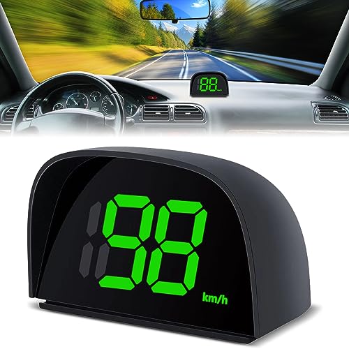 Digitaler Auto-Tachometer Geschwindigkeitsmesser: Universal Auto HUD Head Up Display, Auto-Tacho, fahrrad tacho, Tacho Motorrad für Bike, Motorrad, Auto Digitaler Auto-Tachometer Geschwindigkeitsmesser: Universal Auto HUD Head Up Display, Auto-Tacho, fahrrad tacho, Tacho Motorrad für Bike, Motorrad, Auto von Nizirioo