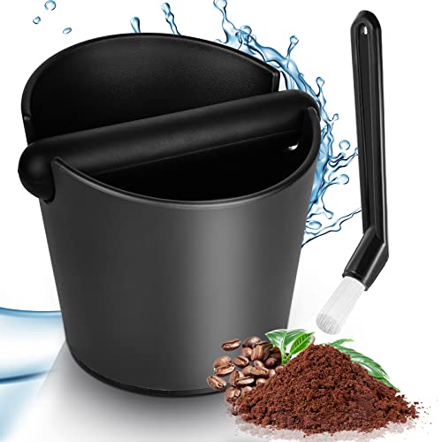 Espresso Abklopfbehälter für Kaffee Siebträger: Abschlagbox mit Kaffeemaschinenbürste für Kaffeesatz, Abklopfbehälter für Siebträger, Kaffee Klopfbox Barista Zubehör Zum Kaffeesatz Sammeln & Recyceln Espresso Abklopfbehälter für Kaffee Siebträger: Abschlagbox mit Kaffeemaschinenbürste für Kaffeesatz, Abklopfbehälter für Siebträger, Kaffee Klopfbox Barista Zubehör Zum Kaffeesatz Sammeln & Recyceln von Nizirioo