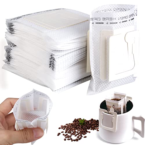 Kaffeefilter, Hängende Ohrtropf-Kaffeebeutel, 100 Stück Drip Coffee Bag mit Hängenden Ohr, Filtertüten Kaffee Filter für Meisten Tassen, Tragbare Kaffee Papier für Camping Reisen Zuhause Büro Kaffeefilter, Hängende Ohrtropf-Kaffeebeutel, 100 Stück Drip Coffee Bag mit Hängenden Ohr, Filtertüten Kaffee Filter für Meisten Tassen, Tragbare Kaffee Papier für Camping Reisen Zuhause Büro von Nizirioo