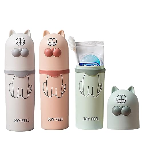 Nizirioo BehaelterZahnbürste Etui Reisezahnbürste Behaelter Set 3 Stück Zahnbürste Zahnpasta Case Zahnbürsten Etui Reisezahnbürsten Box, für Reisen Camping Schule Nizirioo BehaelterZahnbürste Etui Reisezahnbürste Behaelter Set 3 Stück Zahnbürste Zahnpasta Case Zahnbürsten Etui Reisezahnbürsten Box, für Reisen Camping Schule von Nizirioo