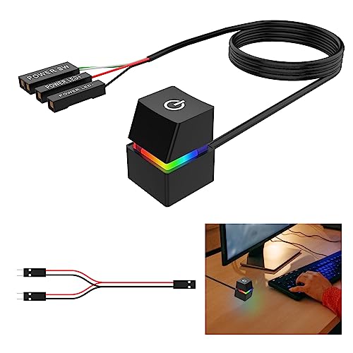 PC Power Button Desktop Gehäuseschalter: Nizirioo 2m Power Button PC Gehäuse Zubehör, Fernstart PC Motherboard Power On Off Switch Verlängerungskabel mit LED Licht, Computer, Komponenten & Zubehör PC Power Button Desktop Gehäuseschalter: Nizirioo 2m Power Button PC Gehäuse Zubehör, Fernstart PC Motherboard Power On Off Switch Verlängerungskabel mit LED Licht, Computer, Komponenten & Zubehör von Nizirioo