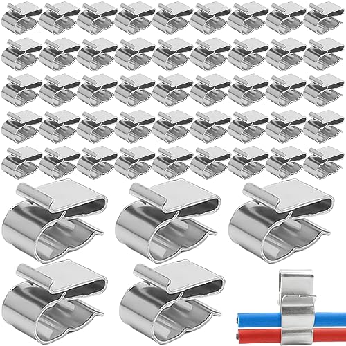 Solarmodul Kabelclips Solarpanel Photovoltaik Kabelklemmen: Nizirioo 50 Stück Photovoltaik Kabelclips, Solarmodul Fixierung Klammern für die Systemmontage Installation Kabel-Management von Nizirioo