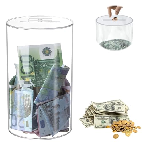 Spardose Acryl Sparschwein Transparente Sparbüchse: Nizirioo Spardose Nicht zum Öffnen, Spardose Durchsichtig für Kinder Erwachsene, Geschenkidee für Geburtstag, Einschulung und andere Anlässe Spardose Acryl Sparschwein Transparente Sparbüchse: Nizirioo Spardose Nicht zum Öffnen, Spardose Durchsichtig für Kinder Erwachsene, Geschenkidee für Geburtstag, Einschulung und andere Anlässe von Nizirioo