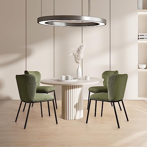 Nizzenithal Grüne Esszimmerstühle 4er-Set, Küchenstühle mit schwarzen Beinen Nizzenithal Grüne Esszimmerstühle 4er-Set, Küchenstühle mit schwarzen Beinen von Nizzenithal