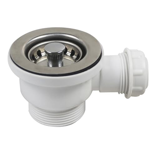 Upgrades Spülbeckenablauf-Set, modernes & praktisches Ablaufgelenk, effizientes Waschbeckenablauf-Set für einfache Installation und Wartung von Njdkadey