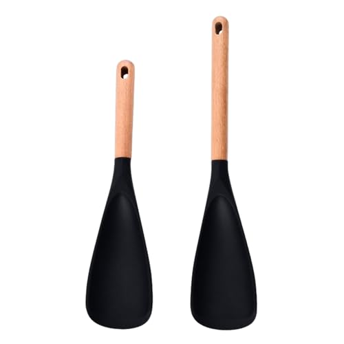 Cooking Spoons, Soft Rice Paddle Set, 13.39x2.76x0.79 Inches Serving Spatula Utensils, Heat-Resistant Material, Non-Scratch Design for Nonstick Cookware, Mixing and Stirring Cooking Spoons, Soft Rice Paddle Set, 13.39x2.76x0.79 Inches Serving Spatula Utensils, Heat-Resistant Material, Non-Scratch Design for Nonstick Cookware, Mixing and Stirring von Nkmujil