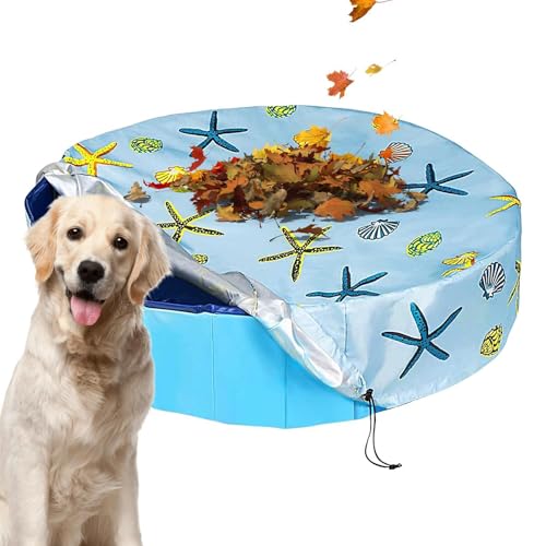 Summer Protector, Round Pool Protection Cover, with Drawstring, Bath Round Waterproof Pool Table Protector, Durable Summer von Nkmujil
