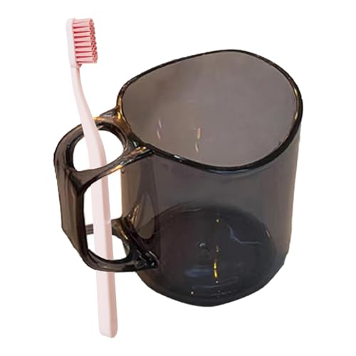 Zahnbürstenhalter Wiederverwendbare Mundspülbecher Gebogene Tasse Multifunktionale Badebecher Exquisite Zahnbürstenhalter Badebecher Gebogene Badezimmer Tasse von Nlrlo