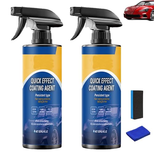 Advanced Car Quick-Acting Coating Agent Spray,3 in 1 Car Coating Spray,Multi-functional Coating Renewal Agent,Multi Functional Coating Renewal Agent Spray,Nano Repair & Protective Coating for Cars(2pc Advanced Car Quick-Acting Coating Agent Spray,3 in 1 Car Coating Spray,Multi-functional Coating Renewal Agent,Multi Functional Coating Renewal Agent Spray,Nano Repair & Protective Coating for Cars(2pc von Nnbysj