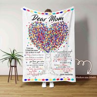 Liebe Mutter Decke, Personalisierte Namensdecke, Und Tochter Familiendecke, Decken Für Mädchen, Decke Geschenke von NnhCraft