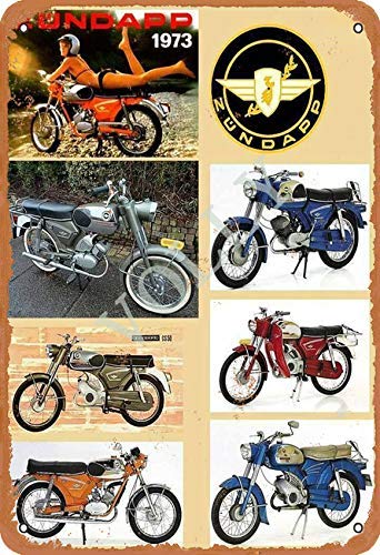 Zündapp Motorcycles Blechschild Metall Plakat Warnschild Retro Eisenblech Plakette Jahrgang Poster Schlafzimmer Familie Wand Aluminium Kunstdekor von No/Brand