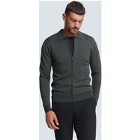 NO EXCESS Rundhalspullover "No Excess Polokragen-Cardigan" NO EXCESS Rundhalspullover "No Excess Polokragen-Cardigan" von No Excess