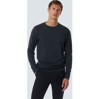 NO EXCESS Rundhalspullover "No Excess Rundhalspullover mit Raffinierter Zwei-Farben-Jacquard" von No Excess