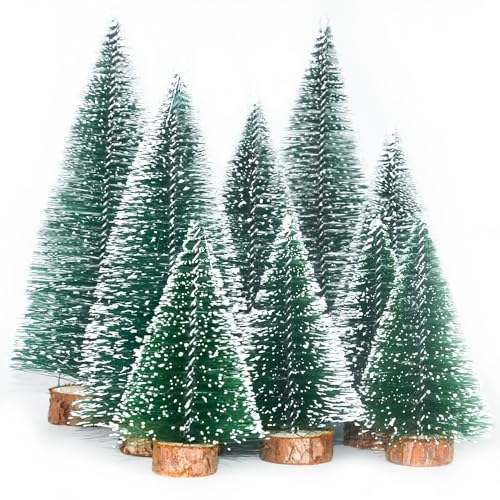 9 Stück Mini Weihnachtsbaum, Grün Mini Tannenbaum, Tannenbaum Deko Klein, Weihnachtsbasteln Set in 10/15/20CM, Weihnachtsdeko Zum Basteln for Tischdeko, DIY, Schaufenster 9 Stück Mini Weihnachtsbaum, Grün Mini Tannenbaum, Tannenbaum Deko Klein, Weihnachtsbasteln Set in 10/15/20CM, Weihnachtsdeko Zum Basteln for Tischdeko, DIY, Schaufenster von No-Hell