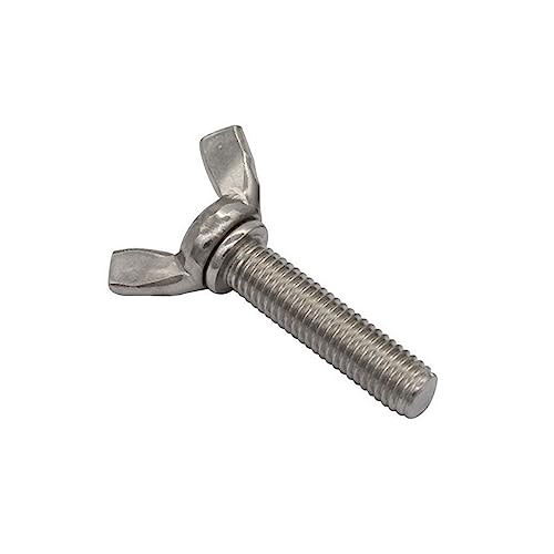 Lag Schrauben M8 M10 Flügelschrauben 304 Edelstahl-Flügelschraube DIN316 Schmetterlings-Bolt Flügelschrauben M8 / M10 * 10/12/16/20/25 Tippen Sie Bolzen (Size : M10x45 1pcs) von No Logo