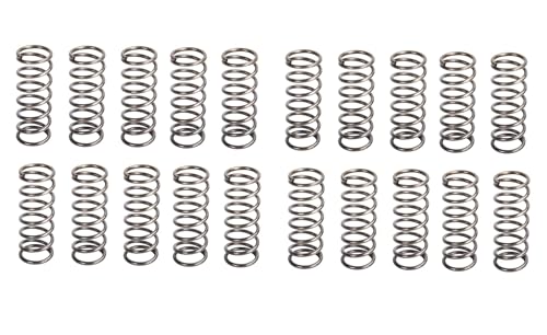 NO LOGO NJ-Spring, 20pcs 0.5mm 0.5x4mm Edelstahl Druckfeder Drahtdurchmesser 0,5 mm Außendurchmesser 4 mm Länge 10-50mm (Größe : 10mm) von No Logo