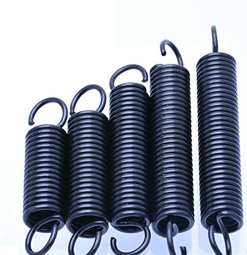 NO LOGO NJ-Spring, 5Pcs Draht Dia 1mm Länge 20-60mm Stahlspannfeder mit Haken Außen-Ø 8mm Kleinen Zugfeder (Größe : 1 x 8 x 45mm) von No Logo