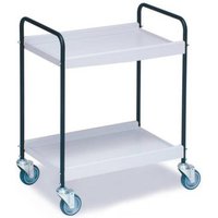 0350G Allzweckwagen Stahl pulverbeschichtet Traglast (max.): 40kg Silber-Grau (RAL 7001) von No Name