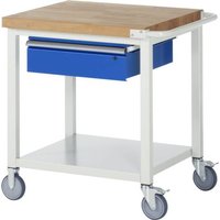 05 8001A6-077B4S.11 Fahrbare Werkbank (B x H x T) 750 x 880 x 700mm von No Name