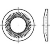 Sperrkantscheiben 16mm 32.5mm Federstahl verzinkt 100 St. 159405 von No Name