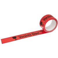 Signalklebeband Text des Aufdrucks: Vorsicht Glas (L x B) 60m x 50mm PP 66m von No Name