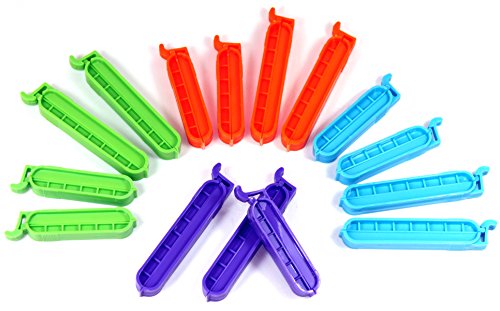Gefrierbeutelclips 16 Stk. Frischhalteclips Verschlussclips Tütenclips Clips Beutelclips Beutelverschluss Verschlussklemmen Gefriebeutelverschlussclips Beutelverschließer Frischhalteclips 533 von No-Name