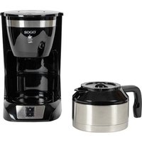 SOGO Human Technology Drip Inox 10 Kaffeemaschine Schwarz Fassungsvermögen Tassen=10 Glaskanne, War von SOGO Human Technology