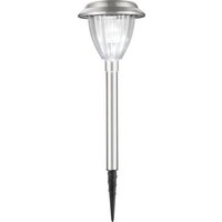 Solar-Gartenleuchte EC11017 LED 0.08W Neutralweiß Silber von No Name