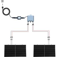 Solaranlage 800 Wp inkl. Wechselrichter, inkl. Anschlusskabel von No Name