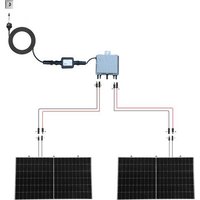 Solaranlage 600 Wp inkl. Wechselrichter, inkl. Anschlusskabel von No Name