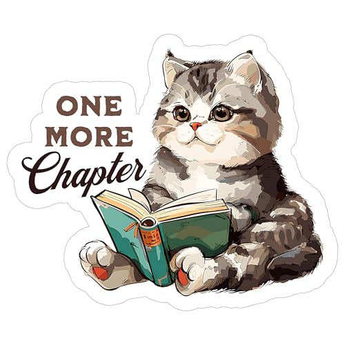 One More Chapter Sticker ID44990 Lesezeichen, Bücherwurm, Bibliophil, wasserdichter Vinyl-Aufkleber für Laptop, Wasserflasche, Auto, Tumbler, langlebig, lustig, ästhetisch, langlebig, für Erwachsene One More Chapter Sticker ID44990 Lesezeichen, Bücherwurm, Bibliophil, wasserdichter Vinyl-Aufkleber für Laptop, Wasserflasche, Auto, Tumbler, langlebig, lustig, ästhetisch, langlebig, für Erwachsene von No Thorns Media