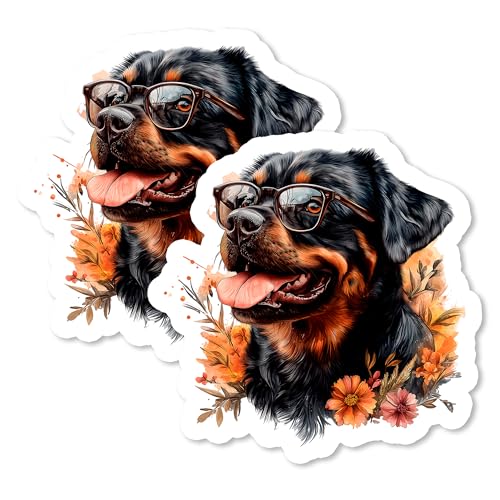 Rottweiler-Magnet, 10,2 cm, 2 Stück, starke Vinyl-Magnete für Kühlschrank, Spind, Küche, Büro, niedlich, lustig, ästhetisch, cool, langlebig und langlebig, Souvenir ID44999 Rottweiler-Magnet, 10,2 cm, 2 Stück, starke Vinyl-Magnete für Kühlschrank, Spind, Küche, Büro, niedlich, lustig, ästhetisch, cool, langlebig und langlebig, Souvenir ID44999 von No Thorns Media