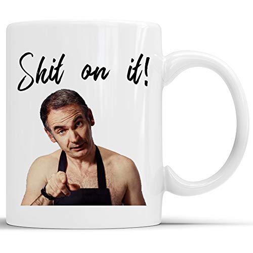 Friday Night Dinner Sh*t On It Martin Jim Jackie 10oz Mug with Free Gift Box (Colour) von LUMBO