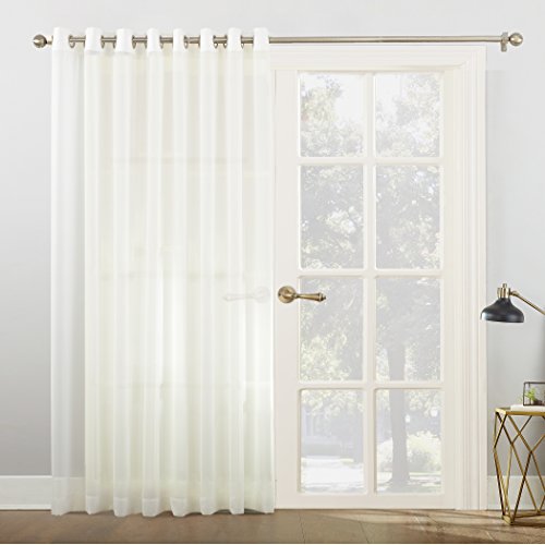 No. 918 Emily Extra-Wide Sheer Voile Sliding Vorhang, elfenbeinfarben, 0 von No. 918