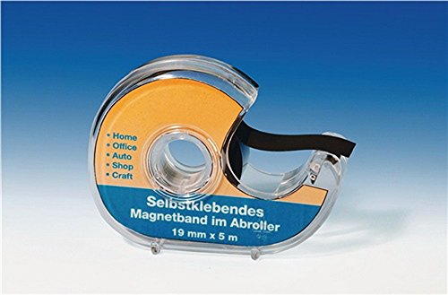magnetoplan Selbstklebendes Magnetband im Spender, 5 m x 19 mm magnetoplan Selbstklebendes Magnetband im Spender, 5 m x 19 mm von NoName