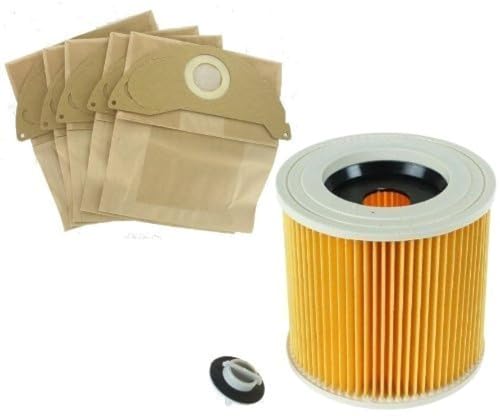 Beutel Für Karcher Nass- Und Trocken-Staubsauger Und Filter Set von FIND A SPARE