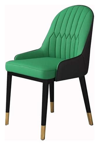 Stuhl aus Kunstleder, Esszimmerstühle, PU-Leder, hohe Rückenlehne, gepolstert, weicher Sitz, Wohnzimmerstühle, Küchentheke, Loungesessel (Farbe: A17) von NoSper