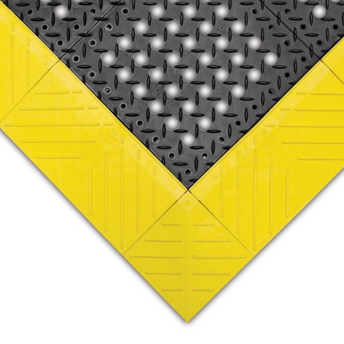 Notrax Hochleistungs-PVC-Gitter, 107cm x 183cm, Schwarz/Gelb Notrax Hochleistungs-PVC-Gitter, 107cm x 183cm, Schwarz/Gelb von Notrax