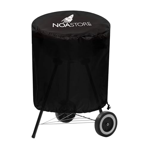 Noa Store Barbecue-Grillhülle - Kleine BBQ-Grillhülle, wasserfeste Barbecue-Schutzhülle für den Außenbereich - 210D wasserdichte Räucherofenabdeckung - 45,7 cm von Noa Store