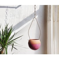 Keramik Blumenampel, Terrakotta Blumentopf Für Lebende Zimmerpflanzen von NoaRazerStudio